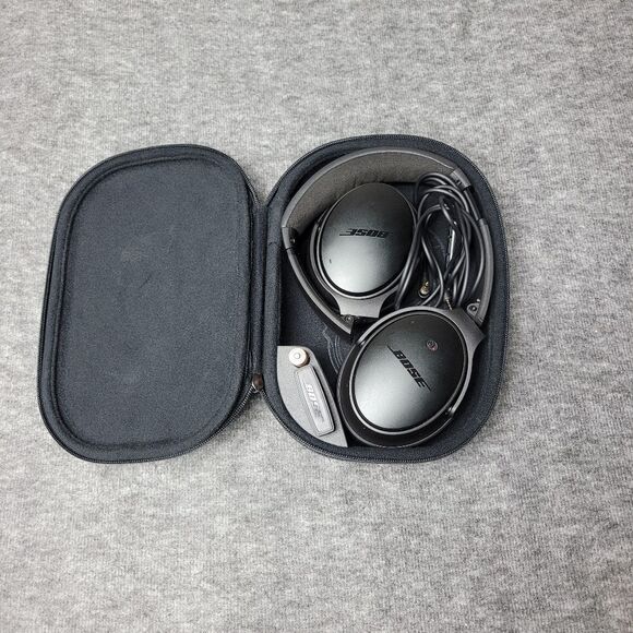 Bose QC25 Special Edition Black With Metallic Accent Noise Cancelling Headphone - Picture 1 of 8